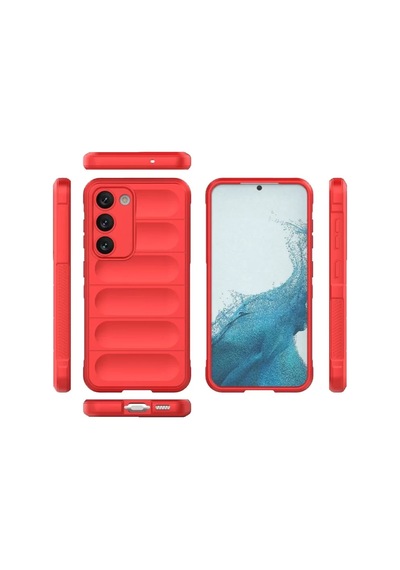 Newface Samsung Galaxy Uyumlu S23 Plus Kılıf Optimum Silikon - Kırmızı Diğer