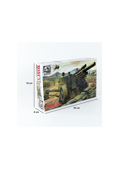 Afv Club Af35191 1/35 Ölçek, 105mm Howıtzer M101a1 & M2a2 Arabalı Topu, Plastik Model Kiti-51345