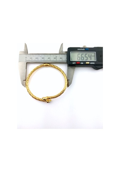 Altınbeyı 22 Ayar Altın Kelepçe Bilezik Pembe Taşlı 11.50 Gram Aby22klp003