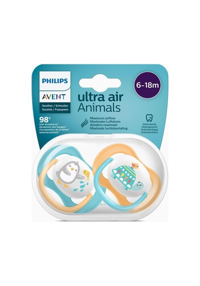 Philips Avent Ultra Air Animals 2li Emzik 6-18 Ay - Unisex