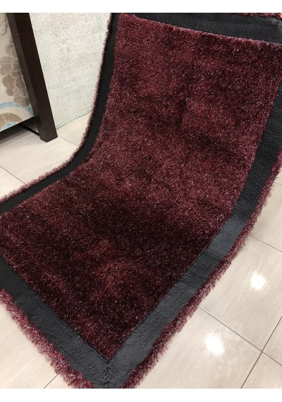 Saray Halı Simli Deri 150X230 Kırmızı Derili 4 M2 Halı !