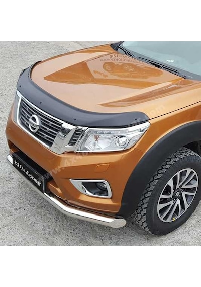 Nissan Navara Kaput Rüzgarlığı 2014 Sonrası Parlak Siyah