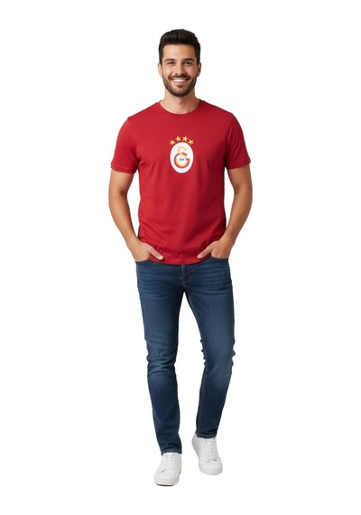 Galatasaray Lisanslı Osimhen Ve İcardi T-shirtler Kırmızı - Siyah