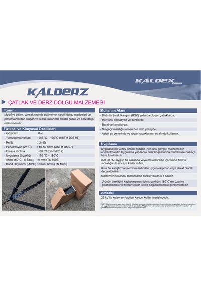 Kalderz Derz Dolgu Malzemesi 22  KG
