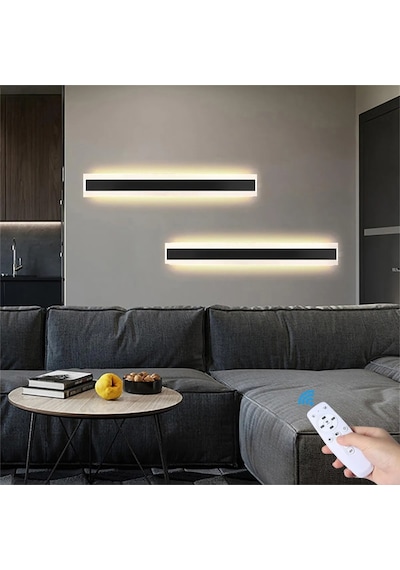 Ip Duvar Apliği Dekortif Açık Dış Alan Mekan Lamba Aydınlatma Işık Su Geçirmez Bahçe Led Modern A-ıpd-5063 24w Siyah