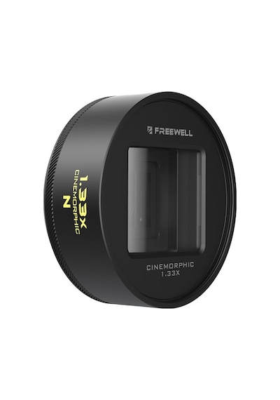 Freewell 1.33x Akıllı Telefon Anamorfik Lens - 17mm Dişli Mount Neutral Siyah
