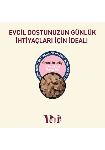 Tavuklu Yaş Kedi Maması 85 Gr X 24 Adet Jöle İçinde Parça Etli - Yavru Kedi