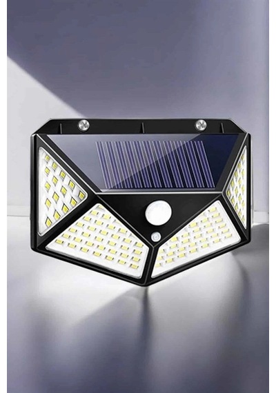 Mey İthalat Güneş Enerjili Bahçe Aydınlatma Lambası Solar 100 Led Lamba Çok Renkli