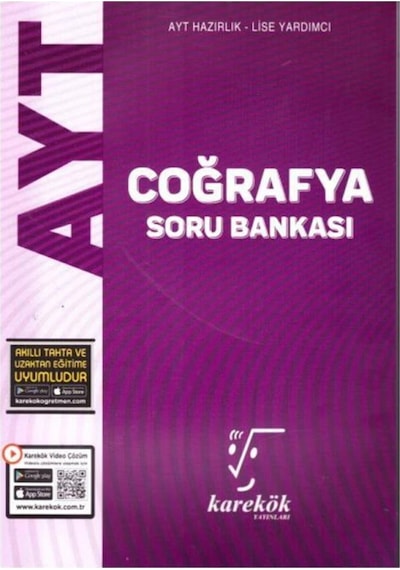 AYT Coğrafya Soru Bankası -  Karekök Eğitim Yayın