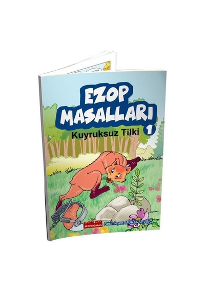 Ezop Masalları 1 - Kuyruksuz Tilki- Bordo Ressam