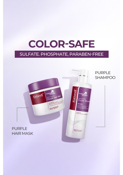 Set Maca Purple Mor Şampuan 500 Ml + Mor Maske 500 Ml - 754553702