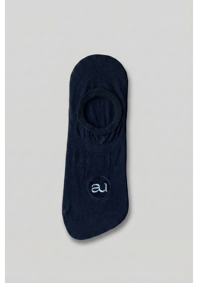 Allunique Penye Pamuk 3'lü Siyah Görünmez Sneaker Çorap Siyah