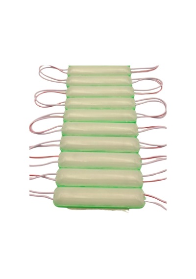 20 Adet 12 Volt 1.8 Watt Yeşil Neon Cob Led Modül Ip65
