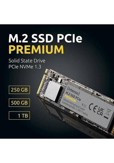 Intenso 500gb Mı500 3836450 5300- 4000mb/s M2 Nvme Gen4 Disk-213329