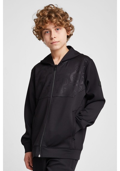 Lescon Çocuk Fermuarlı Kapüşonlu Sweatshirt 25n-3135 Siyah