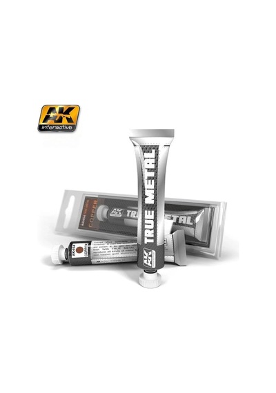 20 Ml. Bakır True Metal Serisi Maket Boyası, Ak Interactive 454 Standart