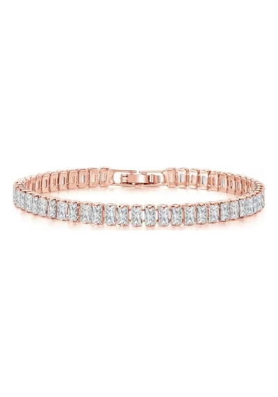 Kadın Lüks Su Yolu Kararmaz Baget Bileklik Rose Rose Gold