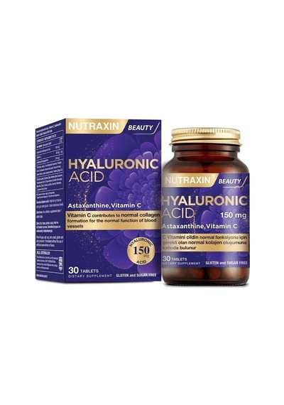 Nutraxin Hyaluronik Asit Takviye Edici Gıda 30 Tablet