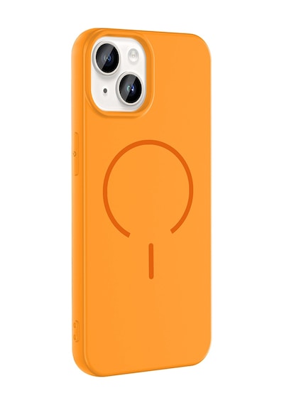 Apple Uyumlu iPhone 13 Kılıf M-safe Şarj Özellikli Mkst Meta Kapak - Mürdüm Mürdüm