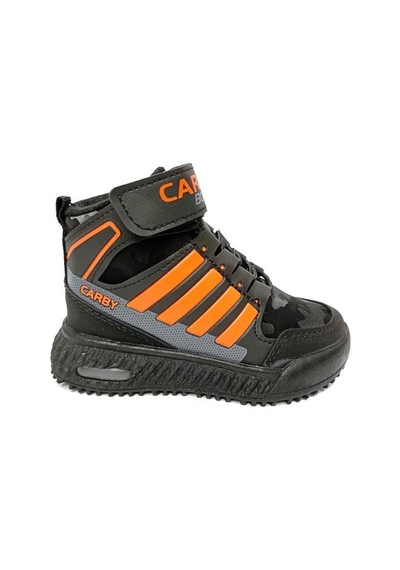 Carby 2021-b Bebe Sneakers Bot Siyah Oranj Füme Siyah