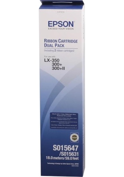 Epson S015647Ba Lx-300-350 2'Li Paket Şerit