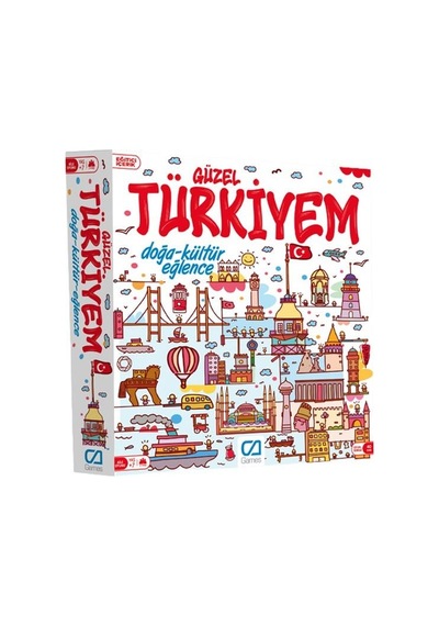 Ca Games Güzel Türkiyem Çocuklar İçin Eğitici ve Öğretici Kutu Oyunu