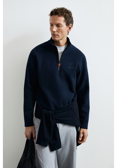 Lufian Chase Erkek Sweatshirt Lacivert Lacivert 112030213100200