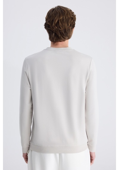 D'S Damat Ds Damat Regular Fit Taş Düz Pamuklu Sweatshirt 5hce247021053 S01