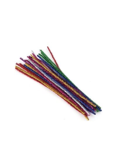 Puti Şönil Metalik 50 Cm 4438 Çok Renkli