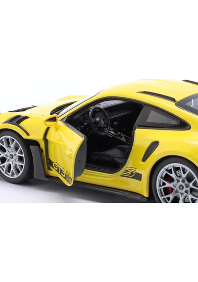 1:24 Porsche 911 Gt3 Rs Model Araba Sarı Detaylı Spor Otomobil