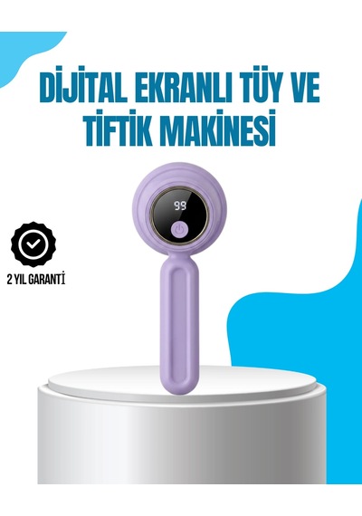 Mey İthalat Şarjlı Tiftik Temizleme Makinesi Kablosuz Pratik Kullanım Çok Renkli