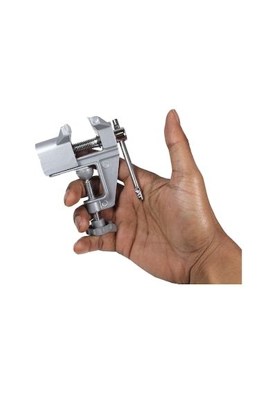 Mini 40mm masa tezgah mengenesi alüminyum alaşımlı tezgah kelepç