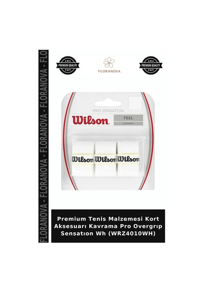 Premium Tenis Malzemesi Kort Aksesuarı Kavrama Pro Overgrıp Sensatıon Wh Wrz4010wh Beyaz