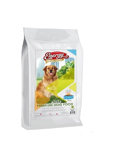 Energy Premium Tahıllı Kuzu Etli Pirinçli Yetişkin Köpek Maması 30 KG