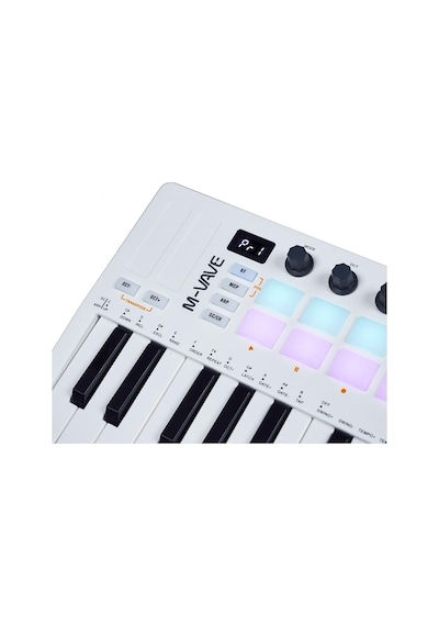 M-vave Smk 25 Mkıı Wireless Bt Midi Keyboard Controller