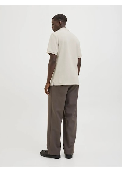 Jack & Jones Jack&jones Jjeaustin Erkek Polo T-shirt 12268130 Krem