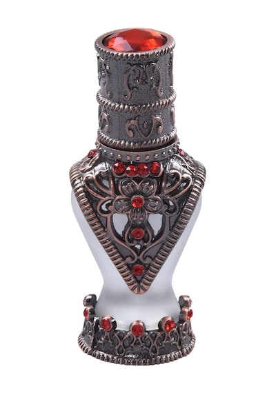 Nusnus Doldurulabilir Kırmızı Taşlı Esans Şişesi 3 ml AB90