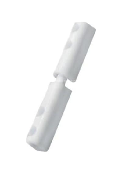 17x25 Mm Plastik Sineklik Menteşesi 4 Adet - Beyaz Renk Pencere Ve Kapı Sinekliği Yedek Parçası - Da