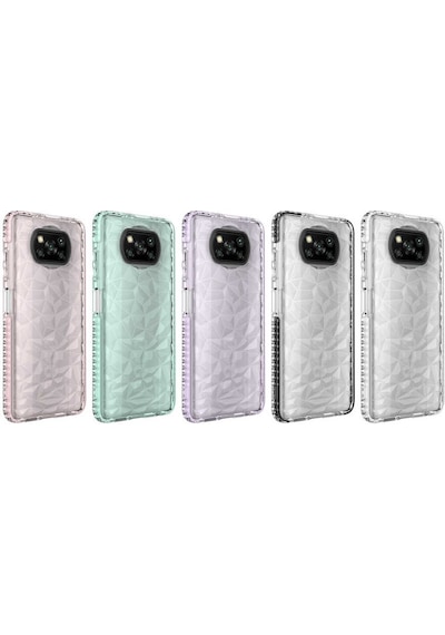 Xiaomi Poco X3 Kılıf Zore Buzz Kapak Beyaz