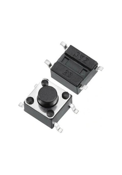 6x6x5mm 4 Pinli Smd Push Buton - Tact Switch