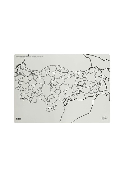 Akademi Çocuk Türkiye Dilsiz Haritası Çok Renkli