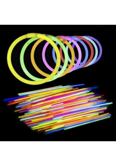 Fosforlu Çubuk Glow Stick Fosforlu Bileklik 100 Adet N11.23