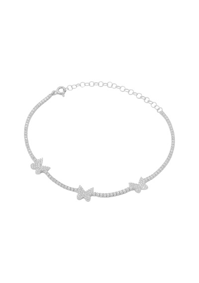 Kelebek Suyolu Bileklik 719169 Silver Gümüş