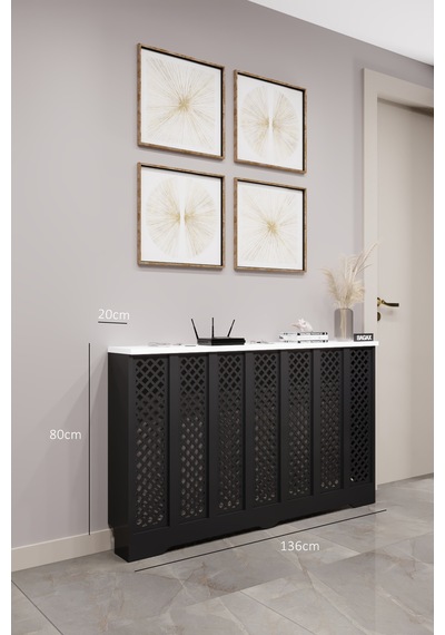 Dekoratif Petek Kaplama Modern Kalorifer Peteği Gizleme Ünitesi 11 Desen 9 Renk İç Ölçü 136 Cm Dış Ölçü 140 Cm Petek 136 Siyah Üstü Beyaz D7 Dekoratif Petek Kaplama Modern Kalorifer Peteği Gizleme Ünitesi 11 Desen 9 Renk İç Ölçü 136 Cm Dış Ölçü 140 Cm Petek 136 Siyah Üstü Beyaz D7