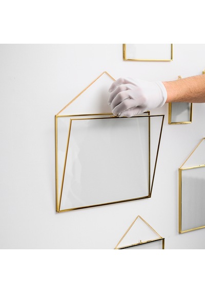 Fotoğraf Çerçevesi Cam Pirinç Gold Modern Özel Tasarım Dekoratif