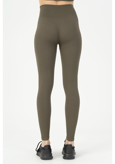 Maraton Active Slimfit Kadın Koşu Haki Tayt 812095 Haki