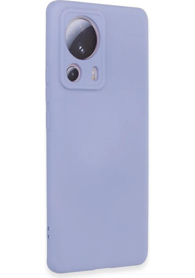 Newface - 321 - Xiaomi Mi 13 Lite Kılıf Nano İçi Kadife Silikon - Edntrend - - Lila