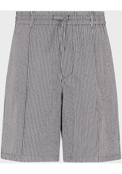 Emporio Armani Erkek Short 3D1Pe2 1Npız 06F8 Gri-Beyaz Gri - Beyaz