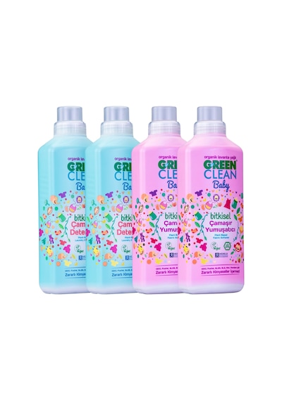 Baby Çamaşır Deterjanı 1 lt. + Çamaşır Deterjanı 1 lt Yumuşatıcı