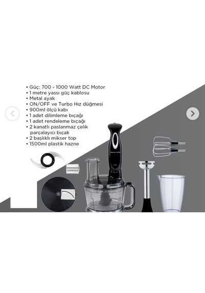 Heifer CHEF'S PRO MEGA 1000 W Blender Set